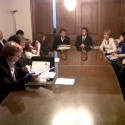 Reunido como Presidente Provisional del Senado con instituciones, madres, padres, abuelos y profesionales donde dialogamos sobre la necesidad de ratificar la ley original sobre tramiento del autismo y las capacidades diferentes que presentan.