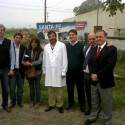 Observamos los trabajos que estuvieron paralizados en el Centro de Salud de San Carlos Centro. Avance de obra aun no supera 50 por ciento.